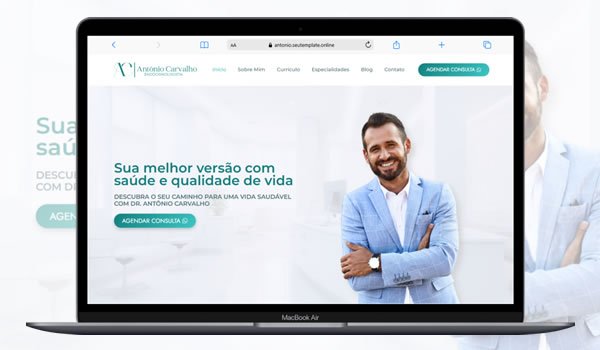 Landingpage para Endocrinologista