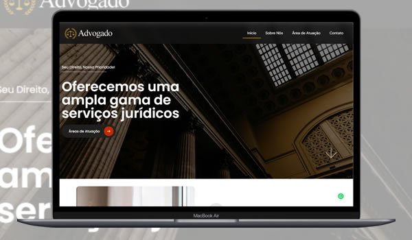 Template Site advogado