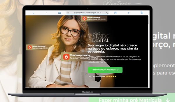 Landingpage mentoria