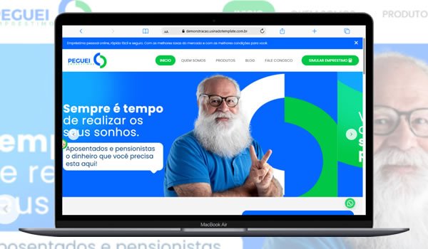 Site Institucional Financeira