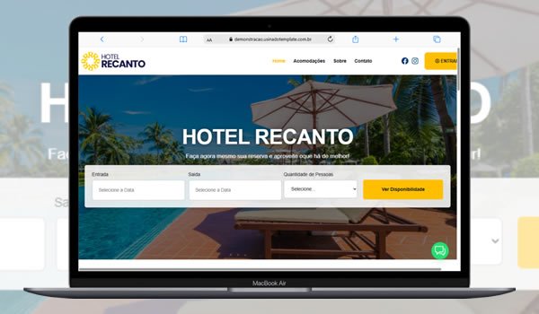 Site para Hotel e Pousada