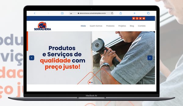 Template site para serralheria 1